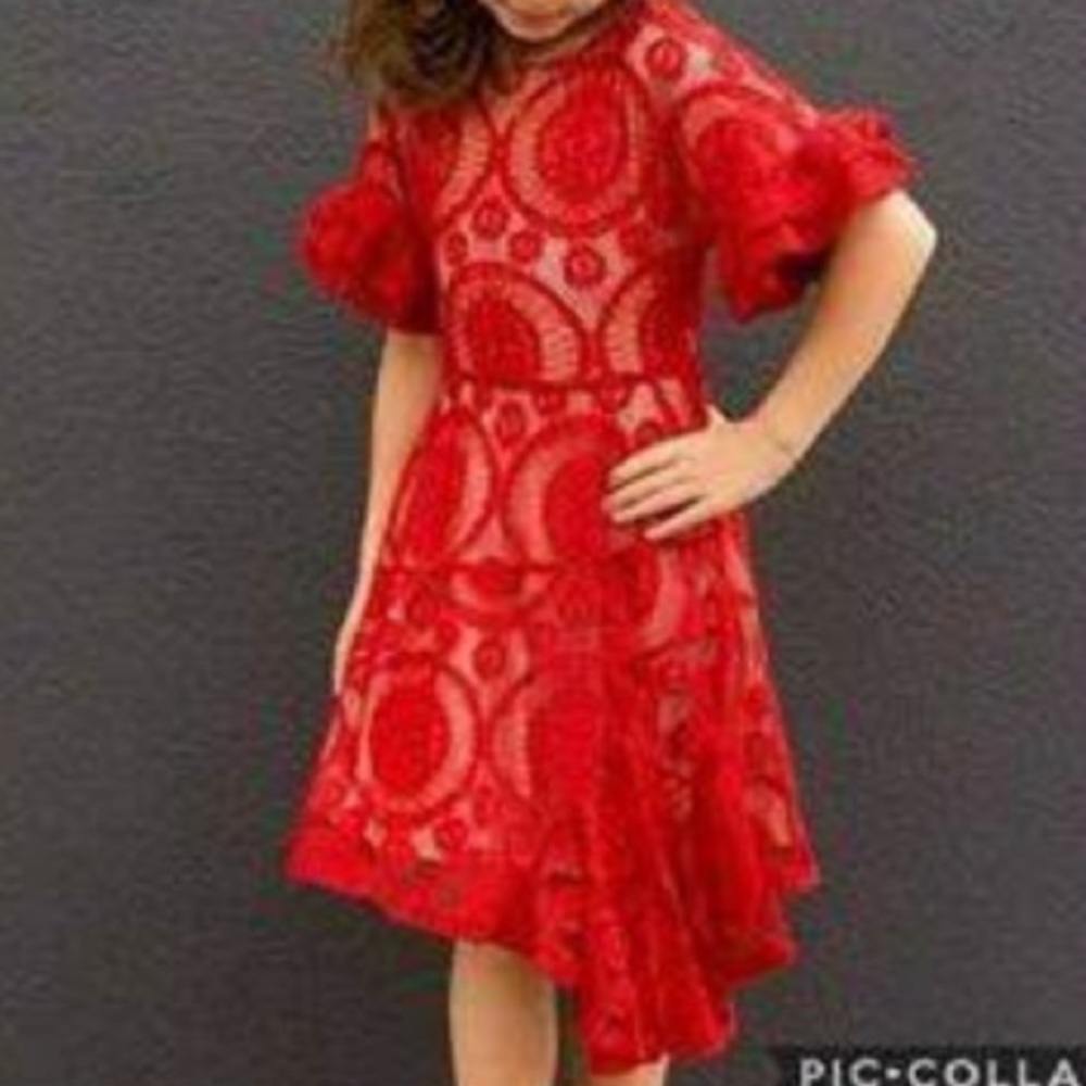 Joyfolie girls lace dress size 8